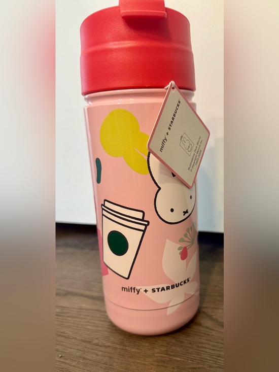 Starbucks Other - Miffy x Starbucks Pink Stainless Travel Coffee Tumbler. NWT 18oz